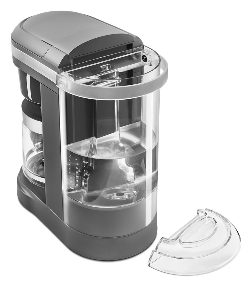 12 Cup Drip Coffee Maker with Spiral Showerhead