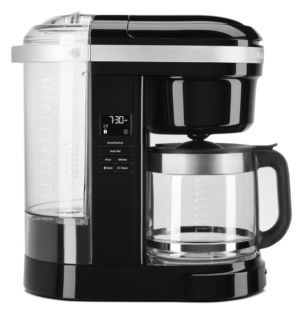 12 Cup Drip Coffee Maker with Spiral Showerhead
