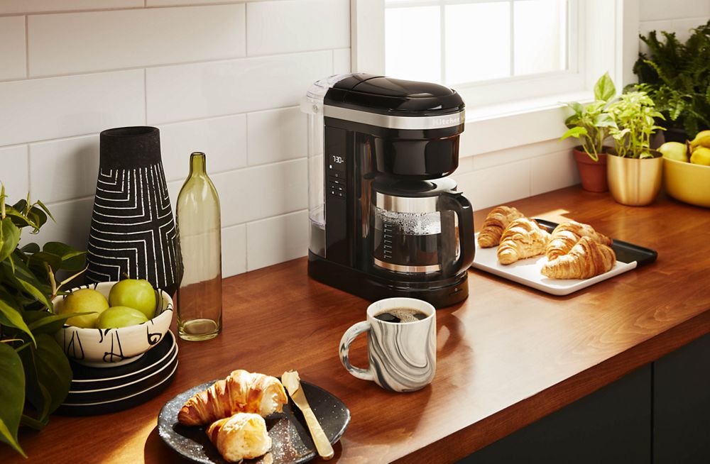 12 Cup Drip Coffee Maker with Spiral Showerhead