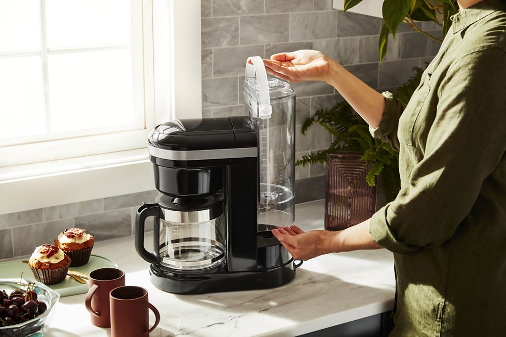 12 Cup Drip Coffee Maker with Spiral Showerhead