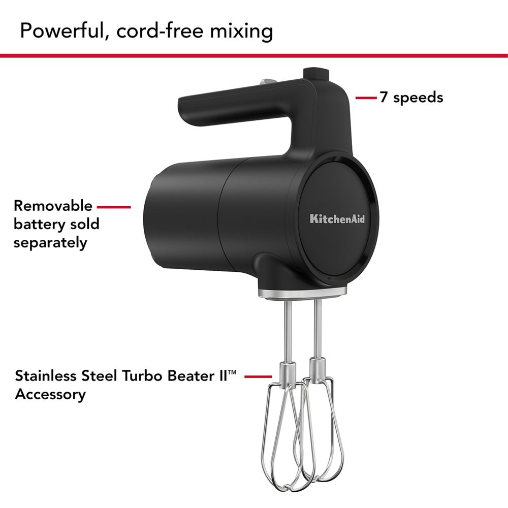 KitchenAid Go™ Cordless Hand Mixer - battery sold separately